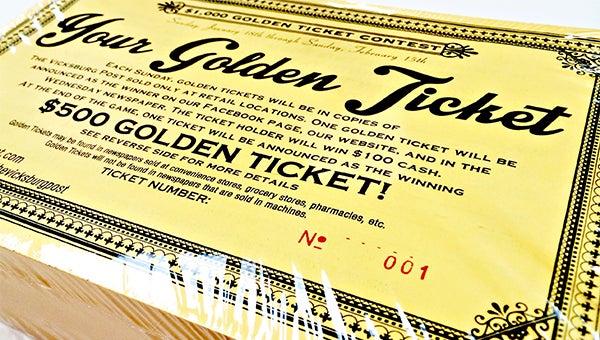 AT NEWSDEALER LOCATIONS: The Golden Ticket contest starts Sunday.