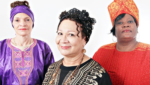 FUNDRAISER: Jo Ella Walls, left, Barbara Burns and Teresa Williams will be taking part in “A Taste of Africa” Sunday at 2 p.m. at Vicksburg Auditorium. The program is a fundraiser to bring awareness to and fund mission projects in Africa. (Justin Sellers/The Vicksburg Post)