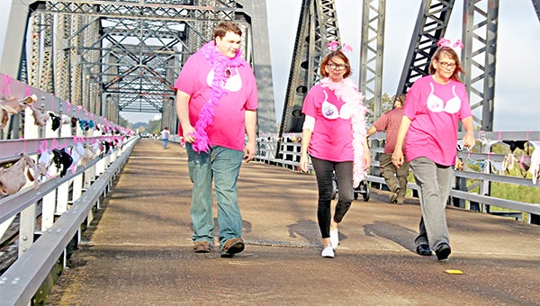 Riverwalk, Bras raise $9,794 for cancer research - The Vicksburg Post