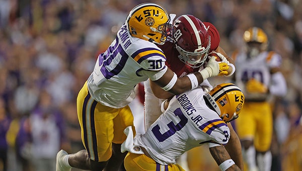 LSU beats Alabama in overtime to take control of SEC West race 